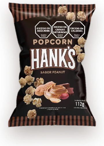 Pochoclo Hank's sabor peanut